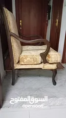  1 كرسي جديد التنجيد لغرفه الجلوس