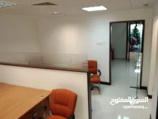  9 2Me2Office space for rent in the first row on Sultan Qaboos Street.