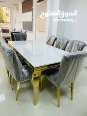  11 Dining Table Marble and Wood