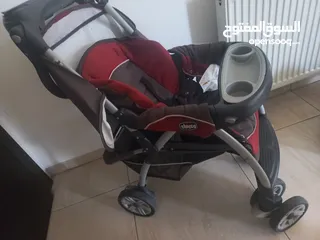  3 Chicco stroller and car seat
