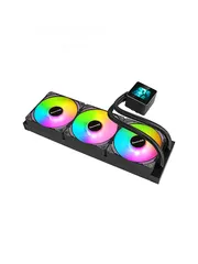  16 Huntkey MVP V360 3 Fans CPU Cooler مراوح تبريد للكيس 3 متوفرين باللونين الابيض و الاسود