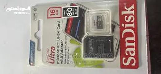  5 ULTRA Micro S DHC UHs-1 card with adapter 16gb ميموري كارد  اس دي كاردي 16 جيجا لتحزين معومات جوالك 