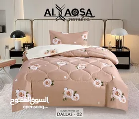  5 كمفورتر نفخ مفرد   3 قطع  شرشف وملف ووجه مخدة   مقاس الشرشف 160_220 مقاس الملف 90_200_30 نوم وراحة