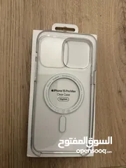  3 iPhone 15 pro max  Clear case  (MagSafe) الأصلي