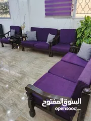  2 طقم كنب مورس لون النهدي الموف