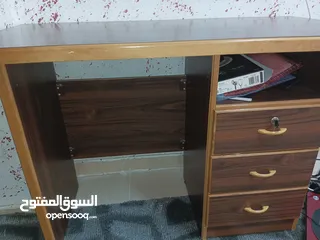  4 مكتب دراسي خشب للبيع السريع
