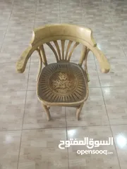  1 كرسي خشب دمياطي