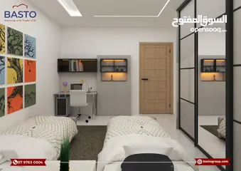  24 شقة بتشطيبات فاخرة جداً 180 م2 بالقرب من الكلية العلمية الاسلامية محاطة بڤلل