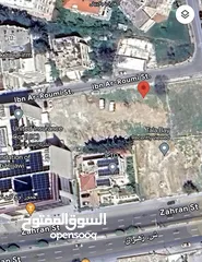  6 قطعة ارض بموقع مميز في ام اذينة الجنوبي مطل شارع زهران قرب أبراج إعمار من الملاك مباشرة