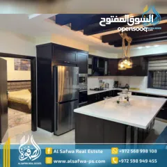  3 شقه فخمه للايجار مع حديقه خارجيه شارع القدس قرب بكدار