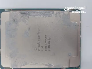  6 Intel Xeon Gold 6136 Processor معالجات سيرفرات  جولد + بلاتينيوم