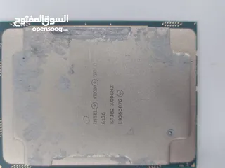  6 Intel Xeon Gold 6136 Processor معالجات سيرفرات  جولد + بلاتينيوم