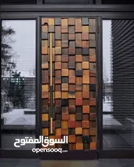  2 “باب خشبي مودرن - تصميم خاص بجودة عالية