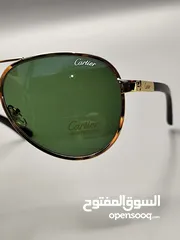  14 كارتير بمواصفات عالية جداً أعلى كواليتي   عدسة زجاج لون زيتوني مميز جداً  العدسة UV حماية من الإشعاع
