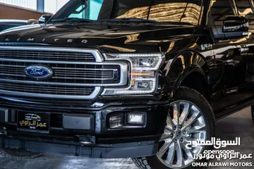  3 Ford F-150 2018 Limited  البكب بحالة الوكالة