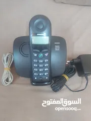  1 هاتف أرضي لاسلكي Siemens Gigaset 4010 Classic– شغال 100% ومجرب يعمل على الفايبر