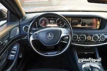  17 مرسيدس S500 موديل 2014 لون اسود محول 2020  بحالة ممتازة فل اوبشن وارد اليابان