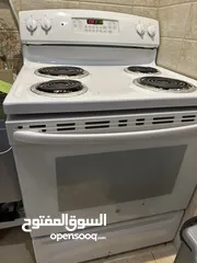  1 Electric stove and oven