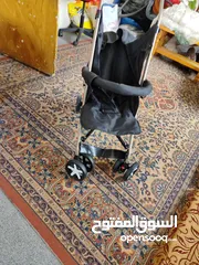  1 عربة اطفال و كوتة اطفال
