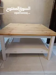  2 طاولة خشب طابقين