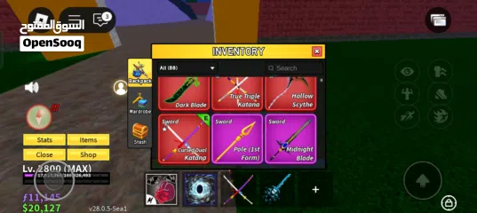  9 للبيع حساب بلوكس فروت قوي تقريبا كل شي في اللعبه blox fruit account strong for sell