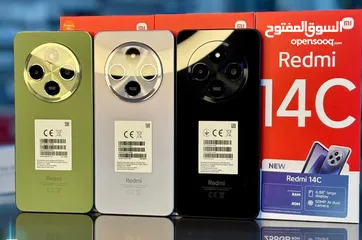  1 مستعمل ايام شاومي 14C رام 16 جيجا 128 و 256 مكفول بالشركة أغراضة والكرتونه الأصلية متوفر توصيل