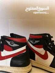  1 Jordan 1 Retro High (Black/Gym Red) - جوردن 1 اسود واحمر