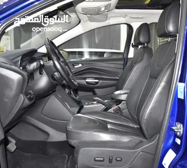  10 Ford Escape Titanium ( 2016 Model ) in Blue Color GCC Specs