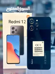  2 مستعمل اخو الجديد Redmi 12 شاومي رام 16 جيجا 128 أغراضة والكرتونه الأصلية متوفر توصيل