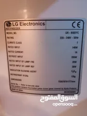  2 ثلاجه LG مستعمل لون ابيض