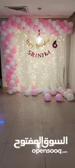  21 Kids birthday balloons & Anniversary setup استئجار بالونات الأطفال
