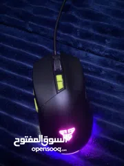  2 كيبورد ميكانيكل فانتك mk876 سويتش ازرق ..  ماوس فانتك  PHANTOM  II vx6