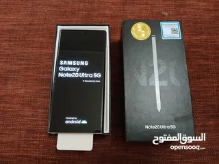  4 Samsung Galaxy Note 20 Ultra 5G DUAL Sim 12 GB Ram 256 GB STORAGE