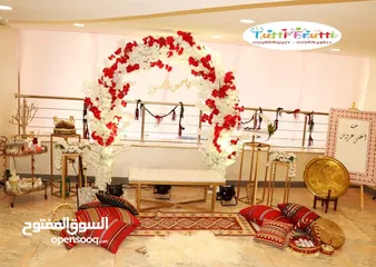  21 ركن حنة تراثي مميز لحفلات الحنة