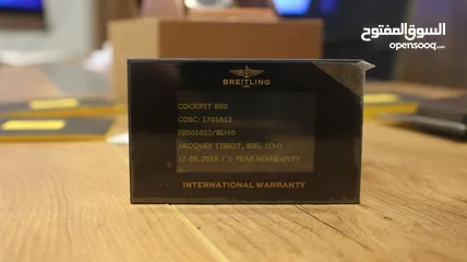  13 Breitling Cockpit B50 Professional EB5010 Black Dial Titanium full set box paper