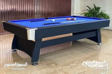  4 طاولة بلياردو خشب (حجم 7 قدم و 8 قدم)