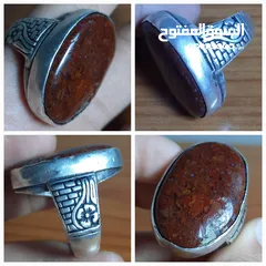  22 مجموعة مميزة من خواتم الفضة الخالصة احجار طبيعية   احجار عقيق، ياقوت، فيروز، اوبال، مازونايت، زفير،