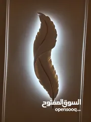  5 انارة ريشة ديكورية عدد 2 ليد