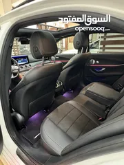  7 مرسيدس E300de ديزل وكهرباء 2020 AMG اضافات كاملة فحص ممتاز دهان شركة سياره اقتصاديه جداً