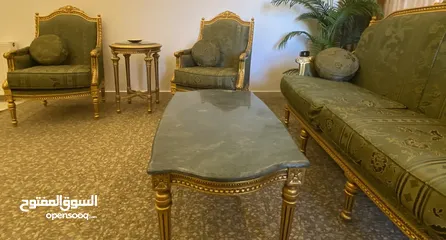  3 طقم فرنسي مذهب