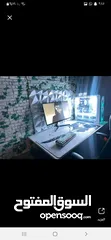  6 مكتب جيمنج مزود ب اضاءة RGB ملونه مع ريموت تحكم  شامل التوصيل فقط