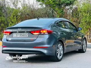  14 هيونداي افانتي موديل 2018 لون فيراني مميز