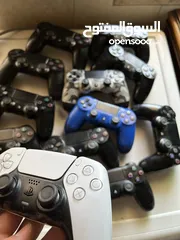  1 Controller ps4/5 بحالة الجديد للبيع  ايادي بلايستيشن 4/5 ايادي بحالة الوكالة وعالفحص وكفالة شهر