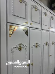  1 خزانه لاتيه كامل لون ابيض بحاله جيدا جدا