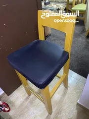  1 كرسي خشب زان طويل