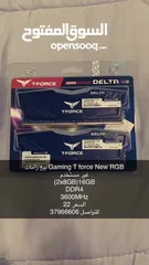  2 للبيع رامات Gaming T force New RGB