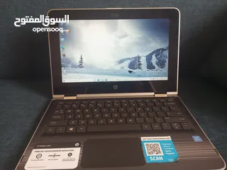  1 لابتوب HP OAVILION X360  بحالة ممتازة وارد امريكا.. ويمكن استخدامه بوصعية التاب
