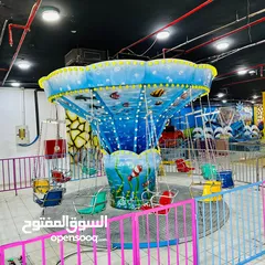  4 مدينة ملاهي والالعاب  كامله للبيع بدون الموقع