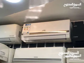  7 مكيفات  عادي (روتري) طن 1 طن 1.5 طن 2 طن مستعمل بحالة الوكاله  من كوخ الاسكيمو للتكييف والتبريد