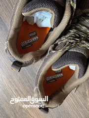  4 Merrell Hiking Shoes Vibram, Waterproof Trail Suede Brown  حذاء ميريل بني اللون، جديد تماماً
